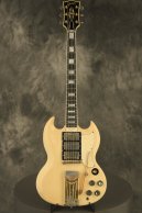 1961 Gibson Les Paul/SG Custom WHITE with Sideways Vibrola 