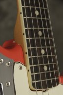 1965 Fender JAGUAR rare original custom color FIESTA RED!!! w/DOTS + BINDING!!!