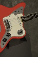 1965 Fender JAGUAR rare original custom color FIESTA RED!!! w/DOTS + BINDING!!!