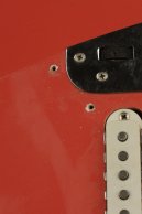 1965 Fender JAGUAR rare original custom color FIESTA RED!!! w/DOTS + BINDING!!!