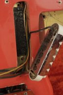 1965 Fender JAGUAR rare original custom color FIESTA RED!!! w/DOTS + BINDING!!!