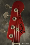 1969 Fender JAZZ BASS original custom color CANDY APPLE RED!!!