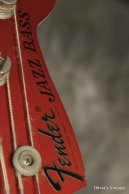 1969 Fender JAZZ BASS original custom color CANDY APPLE RED!!!