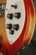 1967 Rickenbacker 375 FIREGLO crushed pearl inlay + CHECKERBOARD BINDING!!!