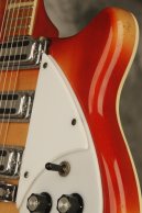 1967 Rickenbacker 375 FIREGLO crushed pearl inlay + CHECKERBOARD BINDING!!!