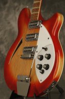 1967 Rickenbacker 375 FIREGLO crushed pearl inlay + CHECKERBOARD BINDING!!!