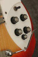 1967 Rickenbacker 375 FIREGLO crushed pearl inlay + CHECKERBOARD BINDING!!!