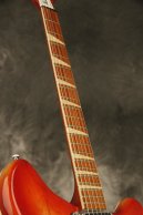 1967 Rickenbacker 375 FIREGLO crushed pearl inlay + CHECKERBOARD BINDING!!!