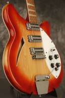 1967 Rickenbacker 375 FIREGLO crushed pearl inlay + CHECKERBOARD BINDING!!!