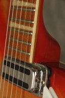 1967 Rickenbacker 375 FIREGLO crushed pearl inlay + CHECKERBOARD BINDING!!!