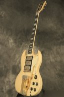 1961 Gibson Les Paul/SG Custom WHITE with Sideways Vibrola 