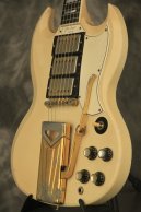 1961 Gibson Les Paul/SG Custom WHITE with Sideways Vibrola 