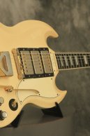 1961 Gibson Les Paul/SG Custom WHITE with Sideways Vibrola 