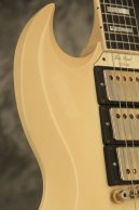 1961 Gibson Les Paul/SG Custom WHITE with Sideways Vibrola 