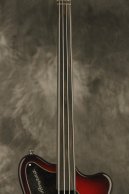 1968 Ampeg SSUB-1 unfretted/fretless SSB Cherry Red Bruce Johnson restored