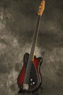 1968 Ampeg SSUB-1 unfretted/fretless SSB Cherry Red Bruce Johnson restored