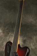 1968 Ampeg SSUB-1 unfretted/fretless SSB Cherry Red Bruce Johnson restored