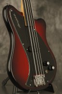 1968 Ampeg SSUB-1 unfretted/fretless SSB Cherry Red Bruce Johnson restored