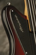 1968 Ampeg SSUB-1 unfretted/fretless SSB Cherry Red Bruce Johnson restored