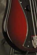 1968 Ampeg SSUB-1 unfretted/fretless SSB Cherry Red Bruce Johnson restored