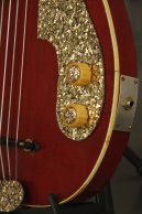 1959 Premier Multivox Scroll Bass E741 Ruby Red Mahogany/Brazilian Rosewood NECK