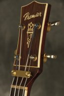 1959 Premier Multivox Scroll Bass E741 Ruby Red Mahogany/Brazilian Rosewood NECK