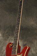 1959 Premier Multivox Scroll Bass E741 Ruby Red Mahogany/Brazilian Rosewood NECK