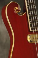 1959 Premier Multivox Scroll Bass E741 Ruby Red Mahogany/Brazilian Rosewood NECK
