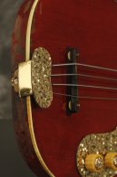 1959 Premier Multivox Scroll Bass E741 Ruby Red Mahogany/Brazilian Rosewood NECK