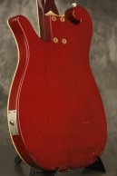 1959 Premier Multivox Scroll Bass E741 Ruby Red Mahogany/Brazilian Rosewood NECK