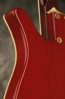 1959 Premier Multivox Scroll Bass E741 Ruby Red Mahogany/Brazilian Rosewood NECK