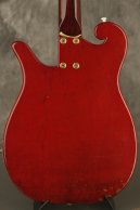 1959 Premier Multivox Scroll Bass E741 Ruby Red Mahogany/Brazilian Rosewood NECK