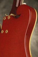 1959 Premier Multivox Scroll Bass E741 Ruby Red Mahogany/Brazilian Rosewood NECK