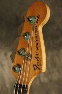 1978 Fender Musicmaster Bass Black w/AERO 4-pole pickup + Black tailpiece