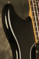 1978 Fender Musicmaster Bass Black w/AERO 4-pole pickup + Black tailpiece