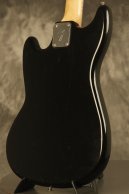 1978 Fender Musicmaster Bass Black w/AERO 4-pole pickup + Black tailpiece