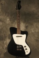 1966 Danelectro HAWK 1N short-scale guitar BLACK CRACKLE