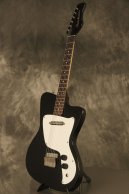 1966 Danelectro HAWK 1N short-scale guitar BLACK CRACKLE