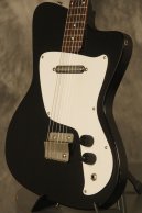 1966 Danelectro HAWK 1N short-scale guitar BLACK CRACKLE