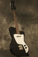 1966 Danelectro HAWK 1N short-scale guitar BLACK CRACKLE