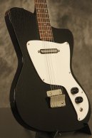 1966 Danelectro HAWK 1N short-scale guitar BLACK CRACKLE