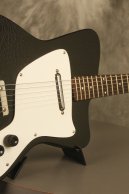 1966 Danelectro HAWK 1N short-scale guitar BLACK CRACKLE