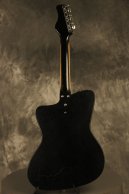 1966 Danelectro HAWK 1N short-scale guitar BLACK CRACKLE