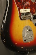 1963 Fender JAGUAR Sunburst w/orig. WHITE hardshell case