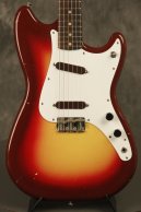 1962 Fender Duo-Sonic SLAB BOARD Shaded Sunburst/Maroonburst HANG TAG!