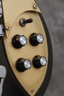 1982 Rickenbacker 320 B Series early reissue Toaster pickups gold guards JETGLO