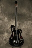 1960's Ampeg AMUB-1 unfretted/fretless AMB-1 Bass Cherry-Red