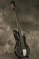 1960's Ampeg AMUB-1 unfretted/fretless AMB-1 Bass Cherry-Red