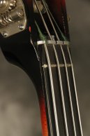 1960's Ampeg AMUB-1 unfretted/fretless AMB-1 Bass Cherry-Red