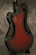 1960's Ampeg AMUB-1 unfretted/fretless AMB-1 Bass Cherry-Red